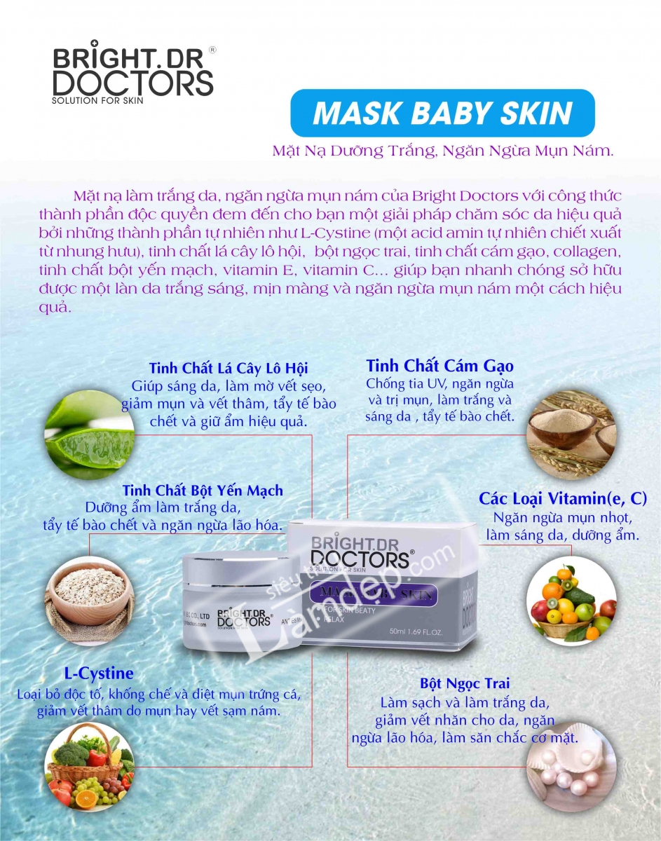 Mặt Nạ Mark Baby Skin Bright.Dr Doctors